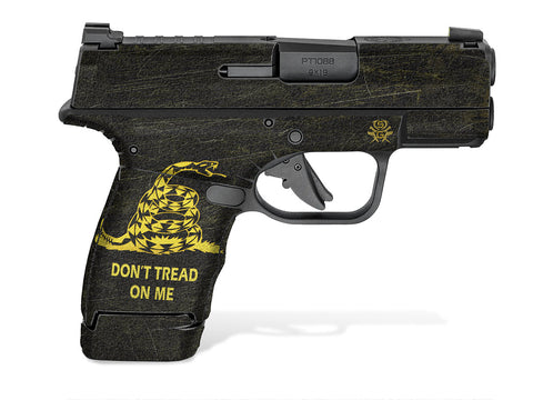 Springfield Hellcat Micro-Compact Decal Grips - Don't Tread On Me