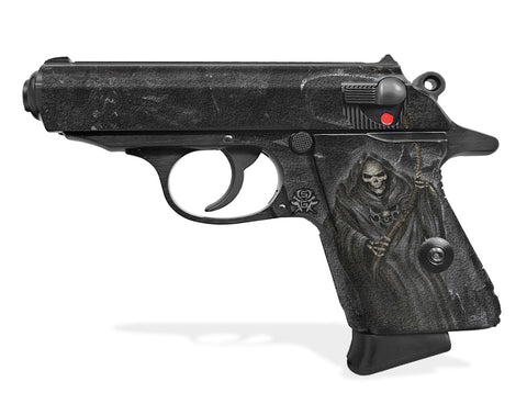 Decal Grip for Walther PPK - Grim Reaper