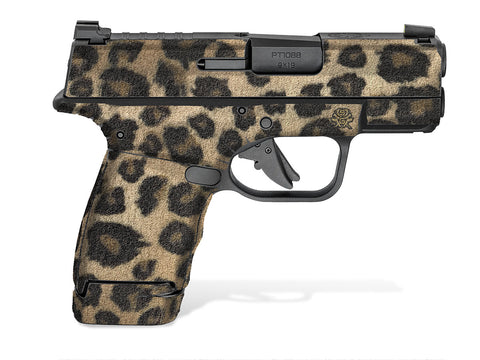 Springfield Hellcat Micro-Compact Decal Grips - Leopard Print