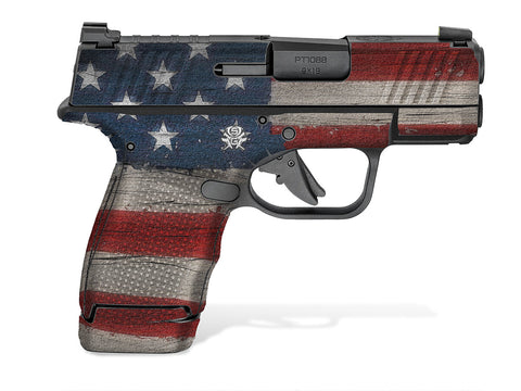 Springfield Hellcat Micro-Compact Decal Grips - Old Glory