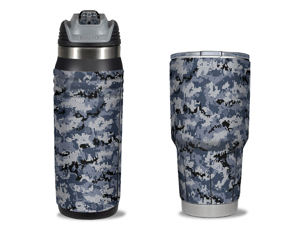 Skin for Yeti Rambler 30 oz Tumbler - Digital Urban Camo - Sticker Decal Wrap