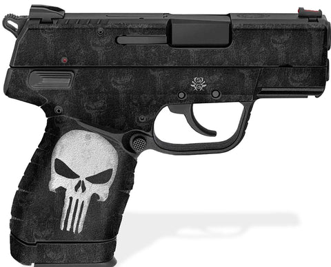 Springfield XD-E Compact 3.3" Decal Grips - Punisher