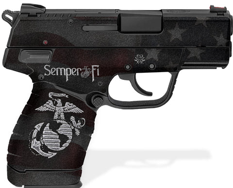 Springfield XD-E Compact 3.3" Decal Grips - Semper Fi
