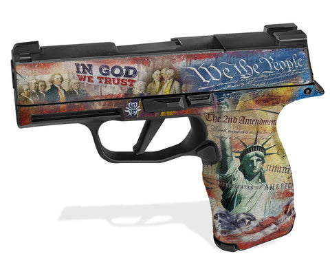 Sig P365X Decal Grip - We The People