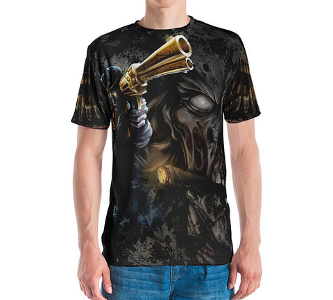 Full-Print, Athletic T-shirt - Zombie Outlaw