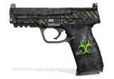 Decal Grips for S&W M&P M2.0 9mm/.40 Full-Size (4.25") - Biohazard