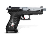 Custom Glock 17 Gen 3 Decal Grip Kit - Black Widow