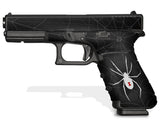 Glock 17 Gen 3 Decal Grip Kit - Black Widow