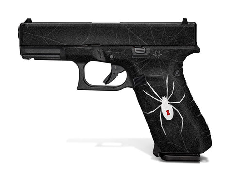 Glock 19X Decal Grip - Black Widow