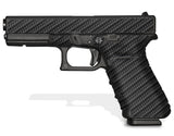 Glock 17 Gen 4 Decal Grip Kit - Carbon Fiber