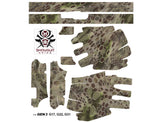 Glock 22 Gen 3 Decal Grip Kit - Cryptic Camo Packaging