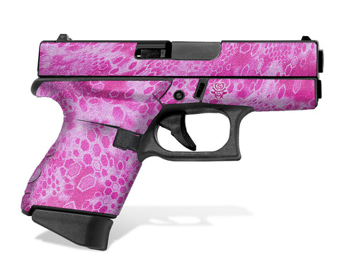 Limited Edition PINK Cryptic Camo Decal Grip