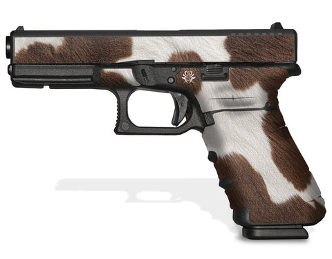 Decal Grip for Gen 3 Glock 17 - Cow Print