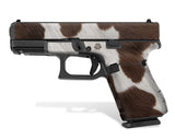 Glock 19 Gen 5 Decal Grip - Cow Print