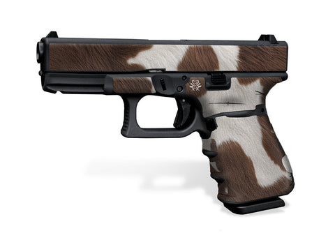 Glock 19 Gen 3 Decal Grip Kit - Cow Print