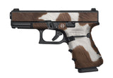 Glock 19 Gen 4 Decal Grip Kit - Cow Print