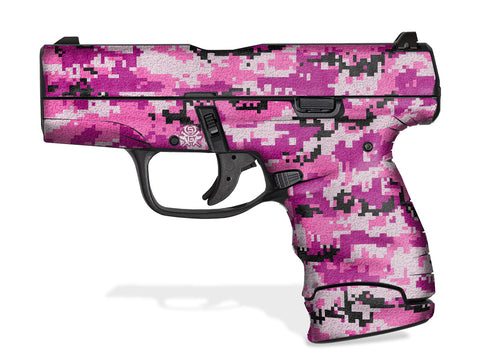 pink digital camo gun