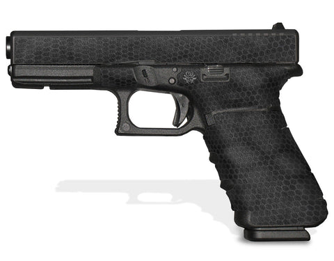 Glock 22 Gen 4 Decal Grip Kit - Digital Snakeskin in Black