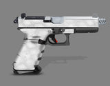 Glock 17 Gen 4 Decal Grip - White Digital Snakeskin (Discontinued)