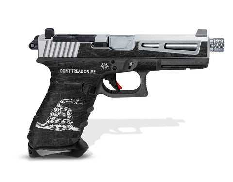 Custom Glock 22 Gen 4 Decal Grip Kit - Don't Tread on Me