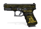 Glock 23 Gen 4 Decal Grip Kit - Don't Tread on Me