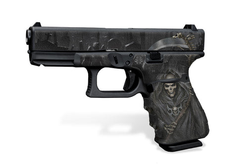 Glock 19 Gen 3 Decal Grip Kit - Grim Reaper