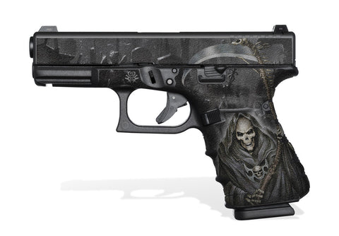 Glock 23 Gen 4 Decal Grip Kit - Grim Reaper