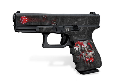 Glock 19 Gen 3 Decal Grip Kit - The Joker