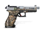 Custom Glock 22 Gen 4 Decal Grip Kit - Broken Oak Camo