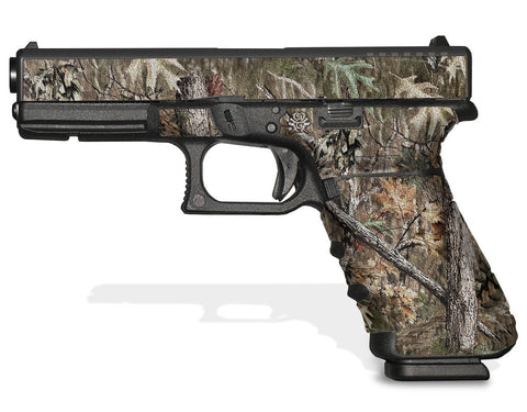 Glock 22 Gen 4 Decal Grip Kit - Broken Oak Camo