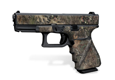 Glock 19 Gen 3 Decal Grip Kit - Broken Oak