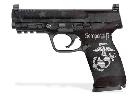 Decal Grips for S&W M&P M2.0 9mm/.40 Full-Size (4.25") - Semper Fi