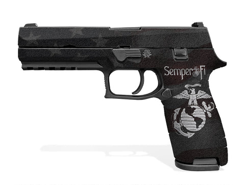 Decal Grip for Sig Sauer P320 Full-Size - Semper Fi