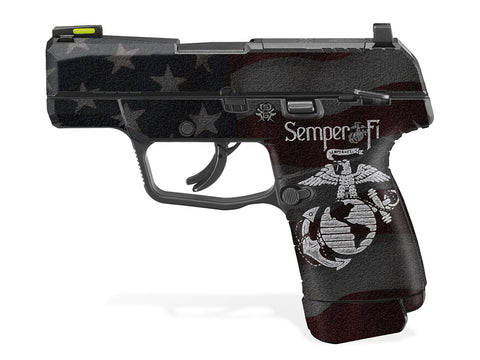 Ruger Max-9 Decal Grips - Semper Fi