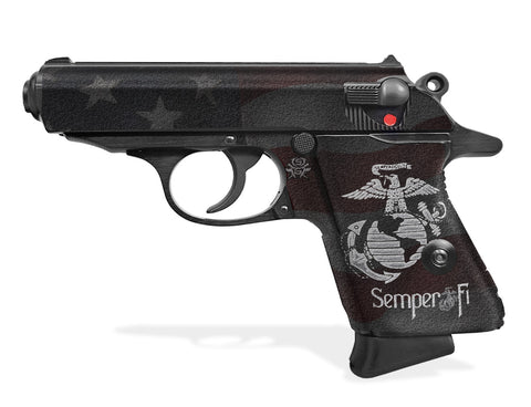 Decal Grip for Walther PPK - Semper Fi