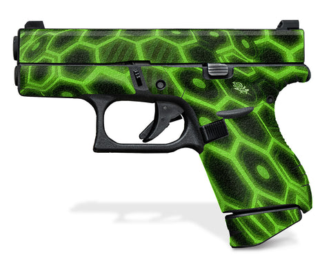 Glock 42 Decal Grip - Space Hex