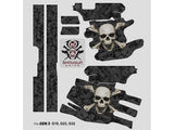 Glock 19 Gen 3 Decal Grip Kit - Skull & Crossbones Packaging