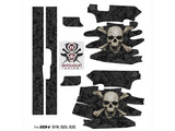 Glock 32 Gen 4 Decal Grip Kit - Skull & Crossbones Packaging