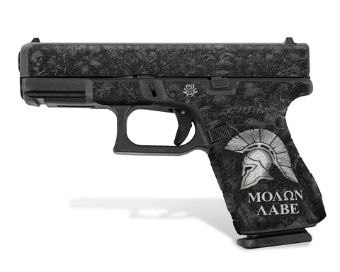 Glock 19 Gen 5 Decal Grip Kit - Molon Labe / Sparta