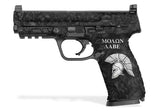 Decal Grips for S&W M&P M2.0 9mm/.40 Full-Size (4.25") - Molon Labe