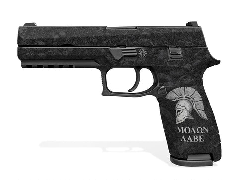 Decal Grip for Sig Sauer P320 Full-Size - Sparta / Molon Labe