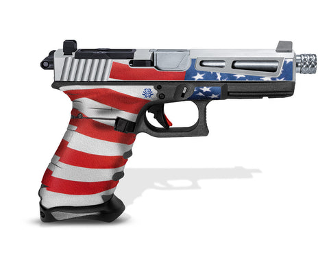 Custom Glock 22 Gen 3 Decal Grip Kit - Stars & Stripes