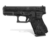 Glock 19 Gen 5 Decal Grip Kit - Steampunk in Black
