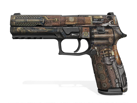 Decal Grip for Sig Sauer P320 Full-Size - Steampunk