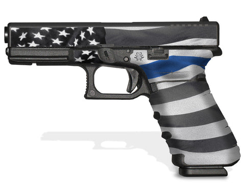 Glock 31 Gen 3 Decal Grip Kit - Thin Blue Line