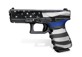 Glock 19 Gen 3 Decal Grip Kit - Thin Blue Line