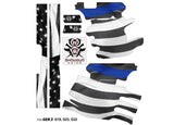 Glock 23 Gen 3 Decal Grip Kit - Thin Blue Line Packaging