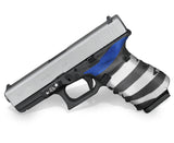 Glock 19 Gen 4 Decal Grip - Thin Blue Line