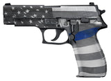 Sig P226 Decal Grip - Thin Blue Line