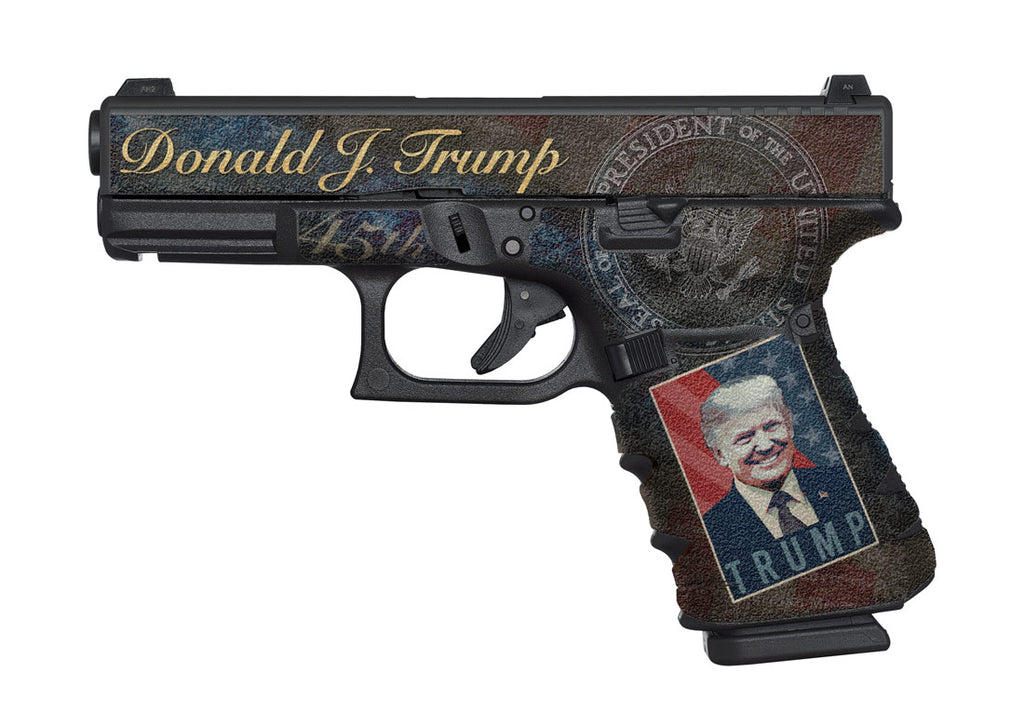 Limited Edition Trump 45 Gun Decal Grip for Handguns | Showgun Grips ...